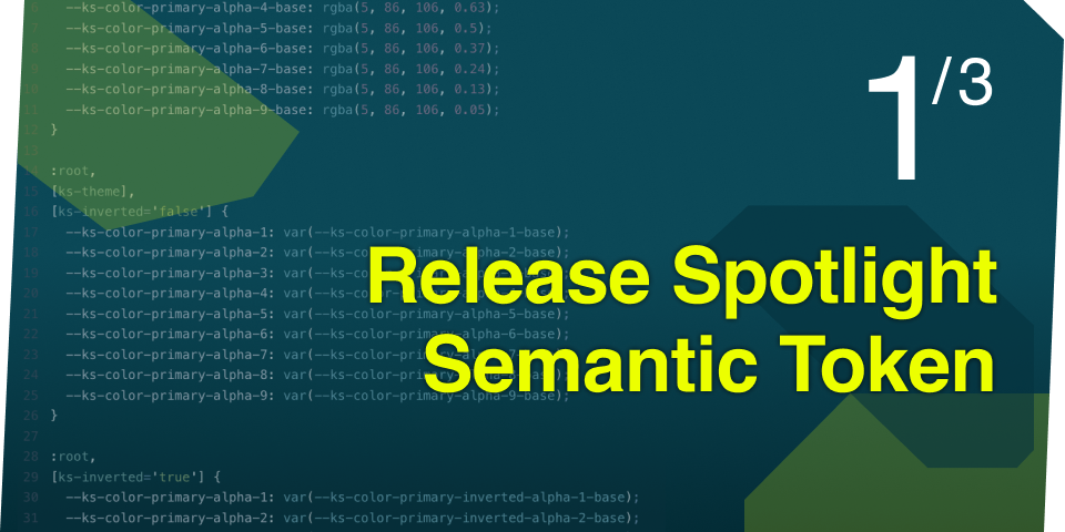 kickstartDS - Release Spotlight: Semantic Token